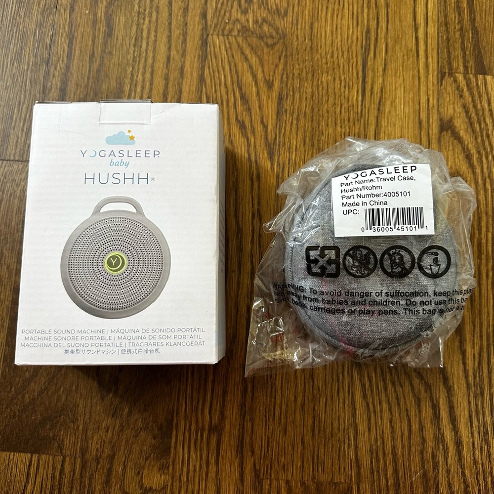 YogaSleep Baby Hushh portable sound machine and carrying case (NEW!)
